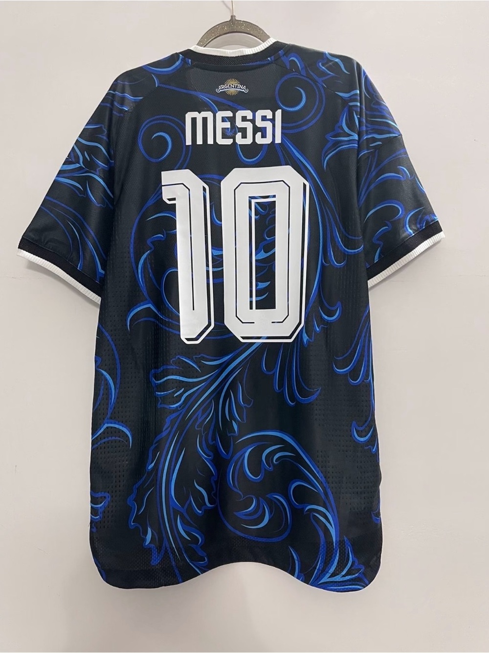 adidas Men’s Black & Blue Argentina #10 Football Jersey - Picture 2 of 4